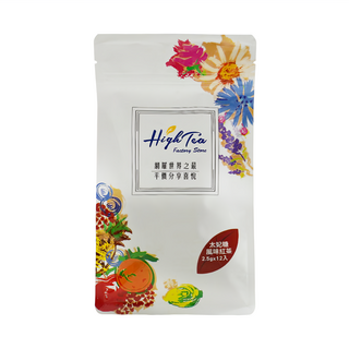 High Tea 太妃糖風味紅茶, PLA三角立體環保茶包, 2.5g x 12入, 1袋