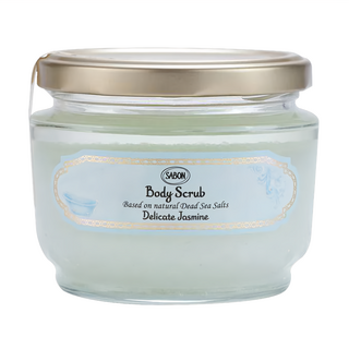 SABON 身體磨砂膏 茉莉花語, 320g,溫和去除角質，深層滋潤，使肌膚恢復柔嫩光滑, 1罐