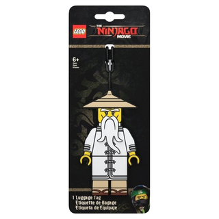 LEGO 樂高 Bag tag 忍者電影 胡伽瑪當大師 行李吊牌