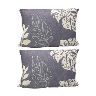 J&N 紫葉涼感抱枕2件組, 紫色