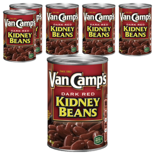 Van Camp's 紅腰子豆 深紅色 素食可食, 425g, 6罐