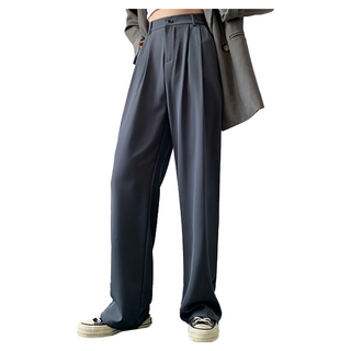 COWD 多巴胺 HL668 顯瘦長腿西裝褲 灰色 L 號