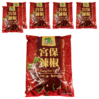 松井 宮保辣椒，精選辣椒乾，火辣口感、香港口味, 600公克, 6包