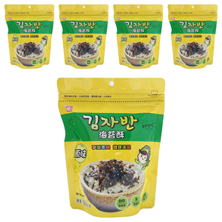 韓味不二 海苔酥 原味, 50g, 5包