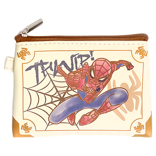MARVEL 漫威 SPIDER-MAN 蜘蛛人 皮革手繪零錢包, 12 x 9cm