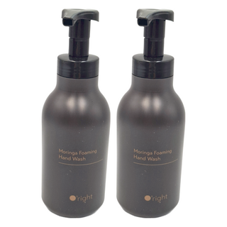 O'right 歐萊德 辣木淨化洗手慕絲, USDA Biobased 生物基天然永續認證, 450ml, 2瓶