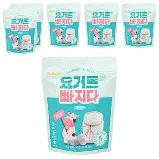 ibobomi 乳酸菌優格球 新鮮生乳製成 入口即化 韓國在地乳源 拉鏈包裝, 原味, 16g, 6包