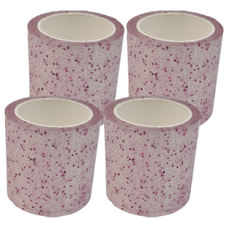 金蔥雙面奈米水晶膠帶1m 黏力強勁 不留痕跡 易拉伸彈性好, 粉紫, 4個