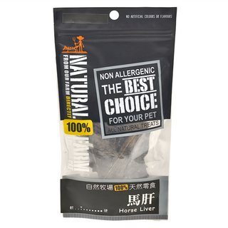 NATURAL FARM 自然牧場 紐西蘭天然零食 馬肝 100%天然 無人工色素或香料 無過敏原, 1包, 50g