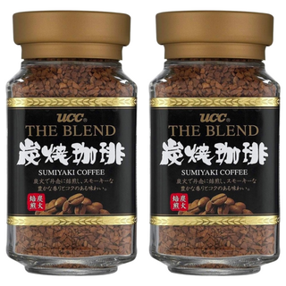 ucc 炭燒即溶咖啡, 90g, 1入, 2罐