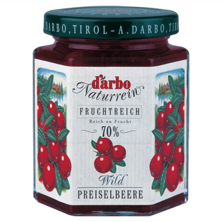 D'arbo 徳寶 奧地利70%果肉蔓越莓果醬 200g, 1罐