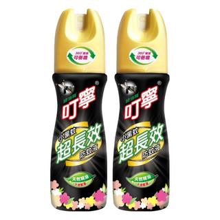 叮寧 小黑蚊超長效防蚊液 天然精油 360°噴頭, 90ml, 2瓶