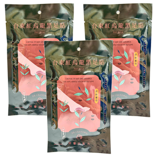 DR.GRANDMA 阿嬤的配方 台東紅烏龍黑足貼 緊繃適用 3包, 2片