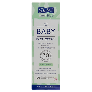 Dr.Fischer 費雪博士 Baby 嬰幼兒防曬保濕面霜 SPF30, 高防曬, 24小時保濕, 75ml, 1盒