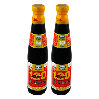 黑龍 秋菊級黑豆蔭油 清油 100%純黑豆日曝120天精釀, 400ml, 2瓶