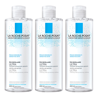 LA ROCHE POSAY 理膚寶水 清爽保濕卸妝潔膚水, 400ml, 3瓶