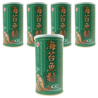 廣達香 海苔魚鬆 無添加防腐劑 味精 人工香料, 255g, 5罐