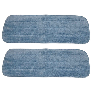 NEXCLEANS 舞水痕 超細纖維拖把替換組-無限型 黏貼式底座 360度旋轉, 43 x 13cm, 2片