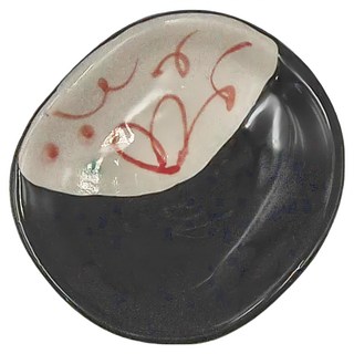 強化珍味碟, 赤繪, 1個