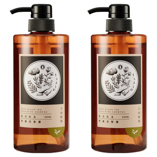 tsaio 上山採藥 修護洗髮露 魚池紅玉 添加維他命B5 B6 修護髮絲 柔順亮澤, 600ml, 2瓶