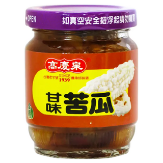 高慶泉 甘味苦瓜 經典醃漬苦瓜, 125g, 6罐