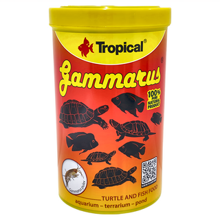 Tropical 高蛋白乾蝦飼料 適用於水族箱、烏龜、兩棲爬蟲, 120g, 1瓶