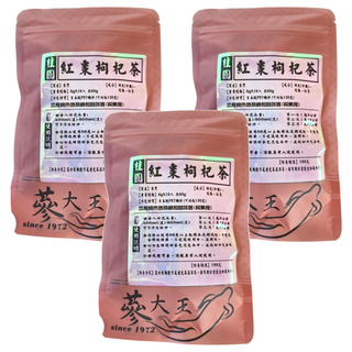 蔘大王 桂圓紅棗枸杞茶包, 6g, 10包, 3袋