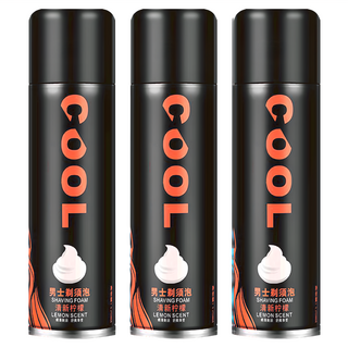 男士刮鬍泡 S353 清新檸檬, 230ml, 3瓶