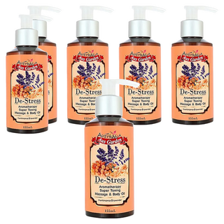 Ausgarden 澳維花園 De-Stress 按摩身體精油 乳香薰衣草, 155ml, 6瓶