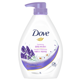 Dove 多芬 保濕沐浴乳 薰衣草 + 洋甘菊, 1kg, 1瓶