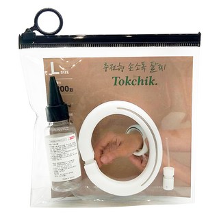 Tokchik 乾洗手隨身手環 內徑長度約19cm, L, 1組