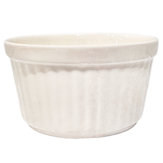 JUST HOME 條紋烤皿8入組 120cc 180cc 可微波/烤箱, 白色, 1組