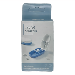 OO 生活輔具 切藥片器, 輕鬆切藥片，含藥片儲存隔層, 1個