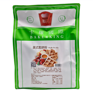 Bakerking 卡羅 美式鬆餅粉 Waffle Pre-Mix, 2kg, 1包