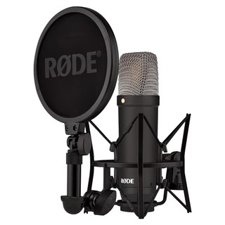 RODE USB XLR 有線兩用電容麥克風, RDNT1GEN5, 黑色