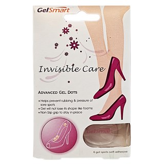 GelSmart 凝膠舒適貼6PCS 柔軟舒適減少摩擦 隱形美觀方便黏貼, 1入