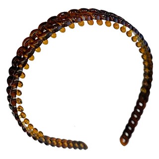 SY 基本款髮箍-鍊型焦糖 SY12144 髮飾, 焦糖, 1入