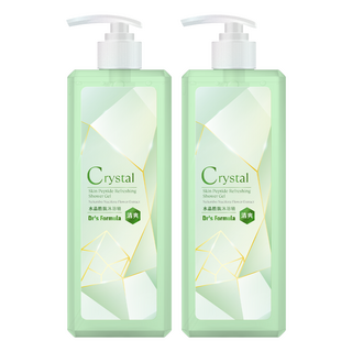 台塑生醫 Dr's Formula 水晶胜肽沐浴精 清爽款 療癒清新香, 500ml, 2瓶