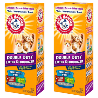 ARM&HAMMER 強效貓砂專用除臭粉 850g 適用於各種類貓砂, 2盒