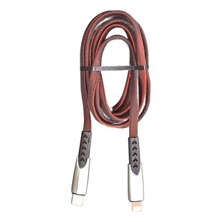 HONG JIN 宏晉 超抗拉扯充電線PD-蘋果, 1.8m, 紅色, 1條