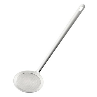 SHIMOYAMA 日本製 304不鏽鋼撈油濾網濾勺 撈沫勺 細孔, 1支