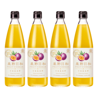 Kong Yen 果酢日和 百香果果酢, 590ml, 4瓶