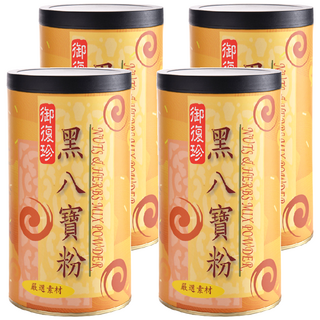 御復珍 黑八寶粉 添加超級食物藜麥 無添加任何添加物, 600g, 4罐