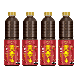 Ebara 荏原 黃金燒肉醬 水果蔬菜完美搭配微甜口味, 1L, 4瓶
