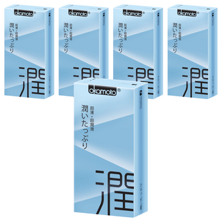 okamoto 岡本 極潤型衛生套, 10個, 5盒