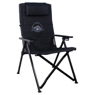 CAMPING ACE 野樂 黑森戰術6段躺椅 ARC-8TB, 武士黑, 1個