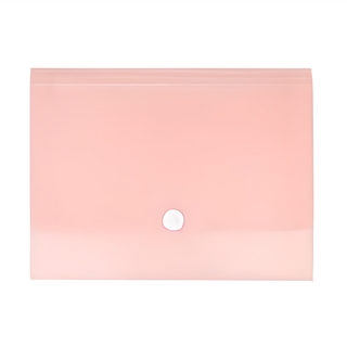 OTO 歐迪奧文具 繩扣式風琴文件夾 櫻花粉 A4 13格, 1個