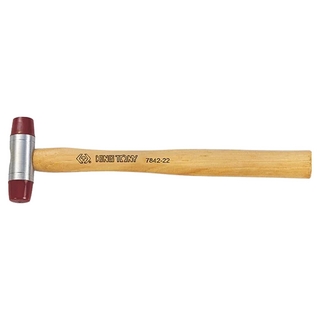 KING TONY 金統立 7842 軟面榔頭(可更換頭) 材質：聚氨酯, KT7842-22, 1個