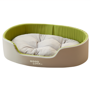 毛皇上 立體寵物窩 S(40 x 30cm) 灰綠色 寵物床墊 貓窩 狗窩, 1個
