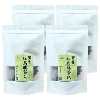 啡茶不可 蜜香紅烏龍茶包Set 20, 茶湯濃醇甘甜 上班族健康無糖茶飲, 3.5g, 20包, 4袋